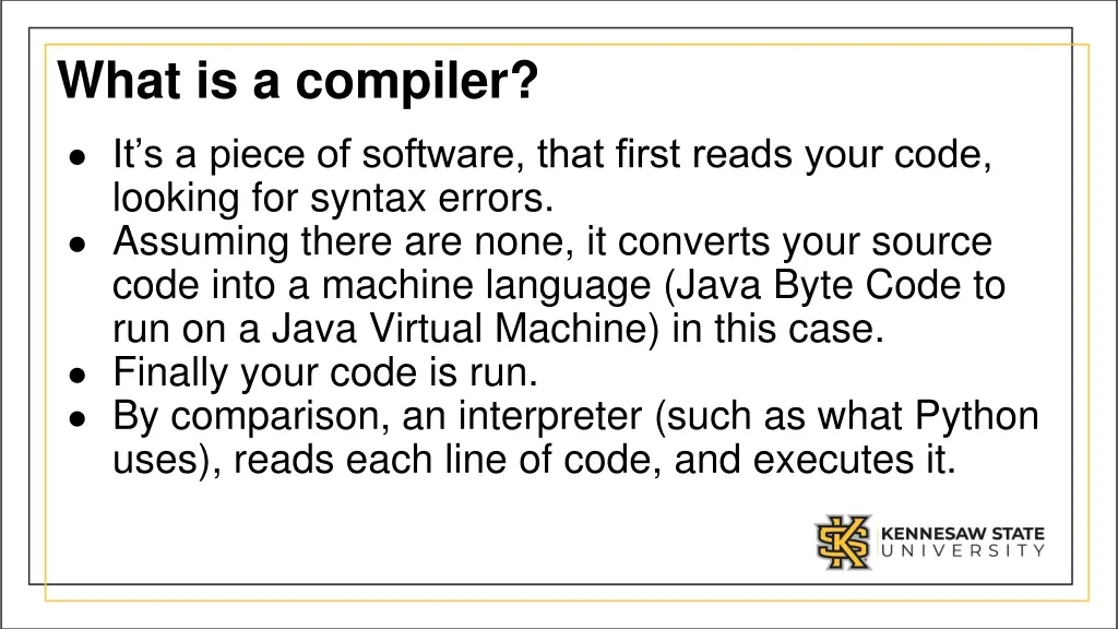 what is a compiler