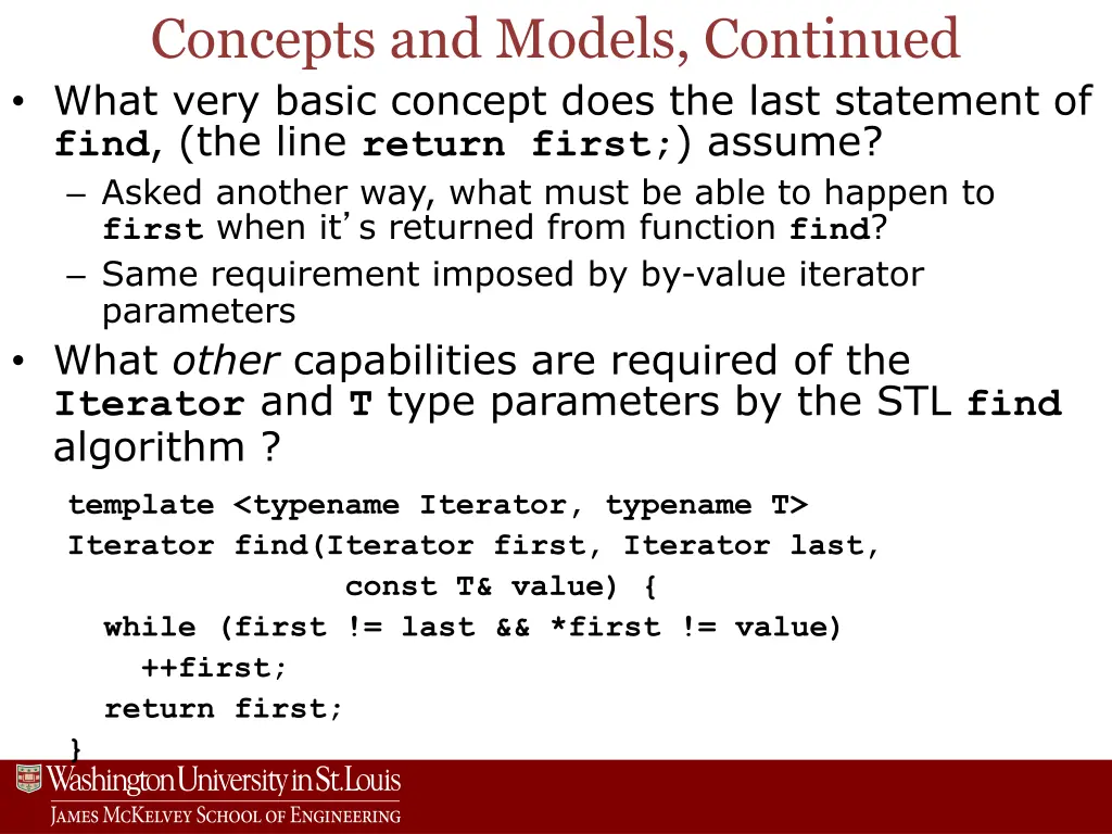 concepts and models continued what very basic