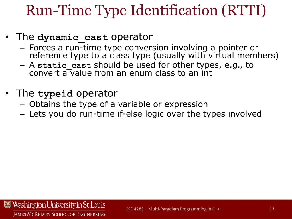run time type identification rtti