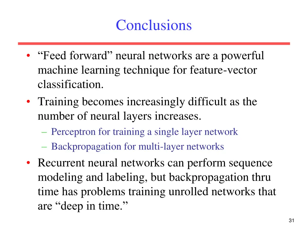 conclusions