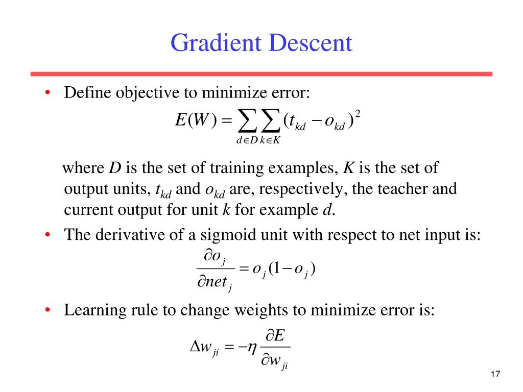 gradient descent