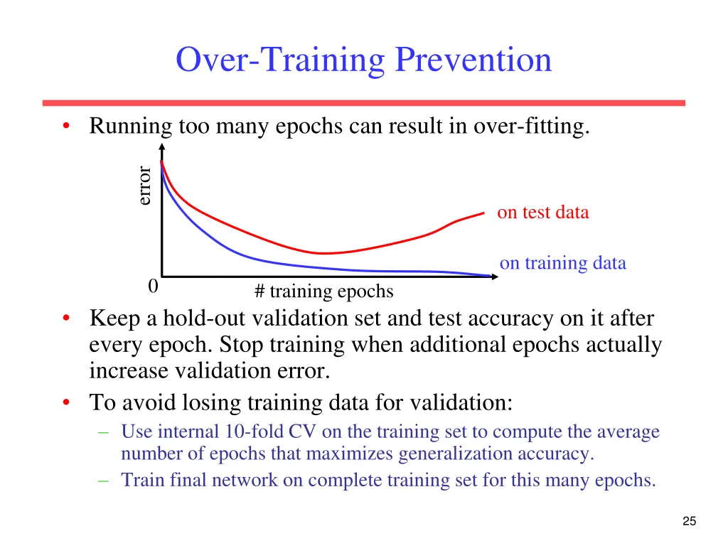 over training prevention