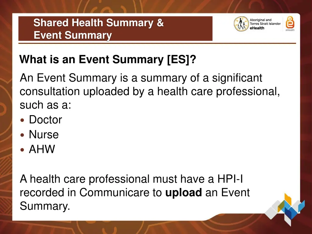shared health summary event summary 3