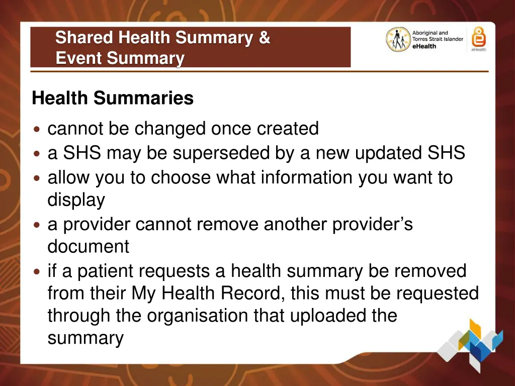 shared health summary event summary 6