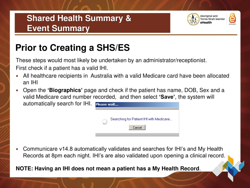 shared health summary event summary 7