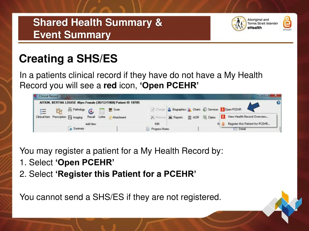 shared health summary event summary 8