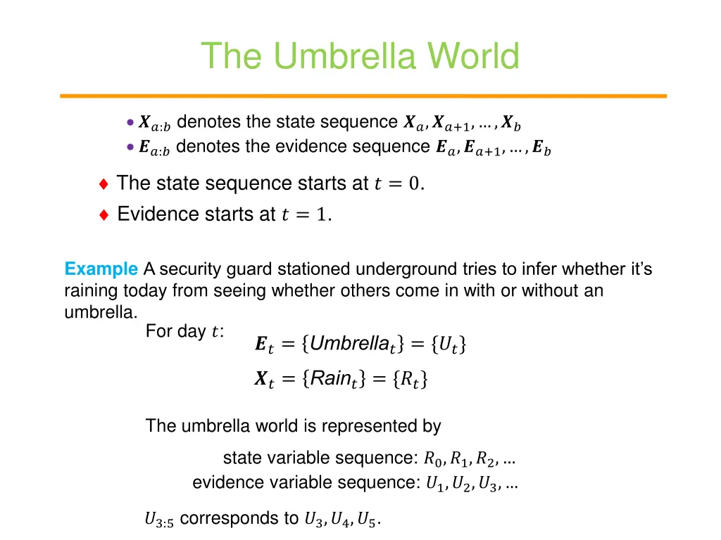 the umbrella world