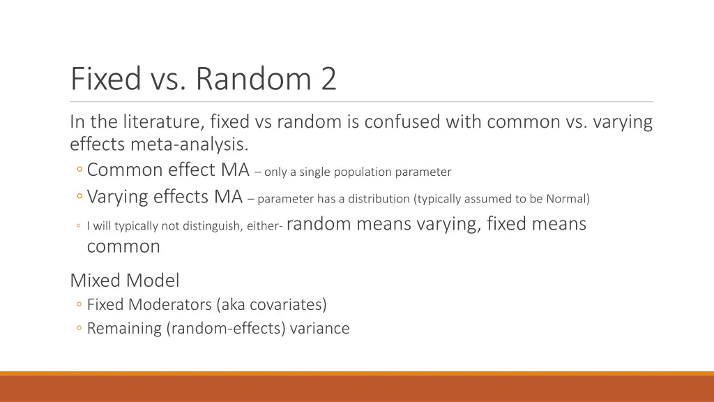 fixed vs random 2