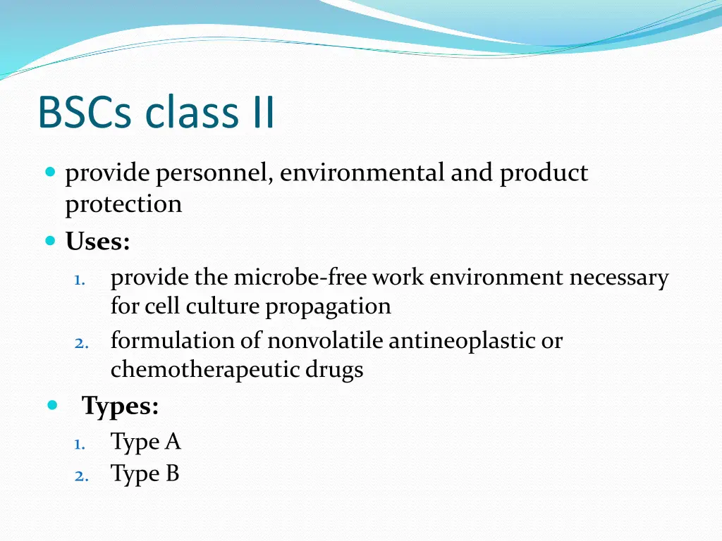 bscs class ii
