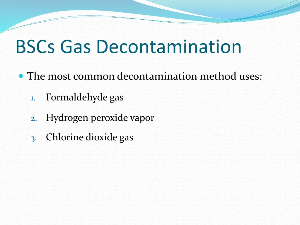 bscs gas decontamination
