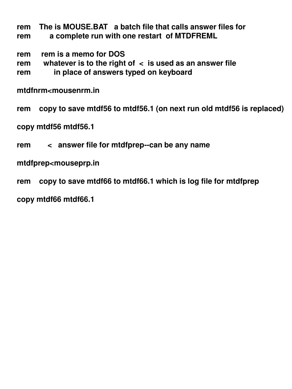 rem the is mouse bat a batch file that calls