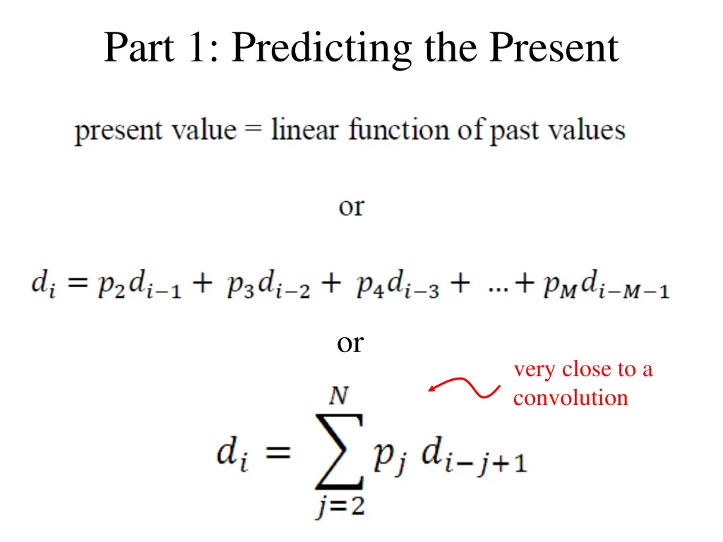 part 1 predicting the present 1