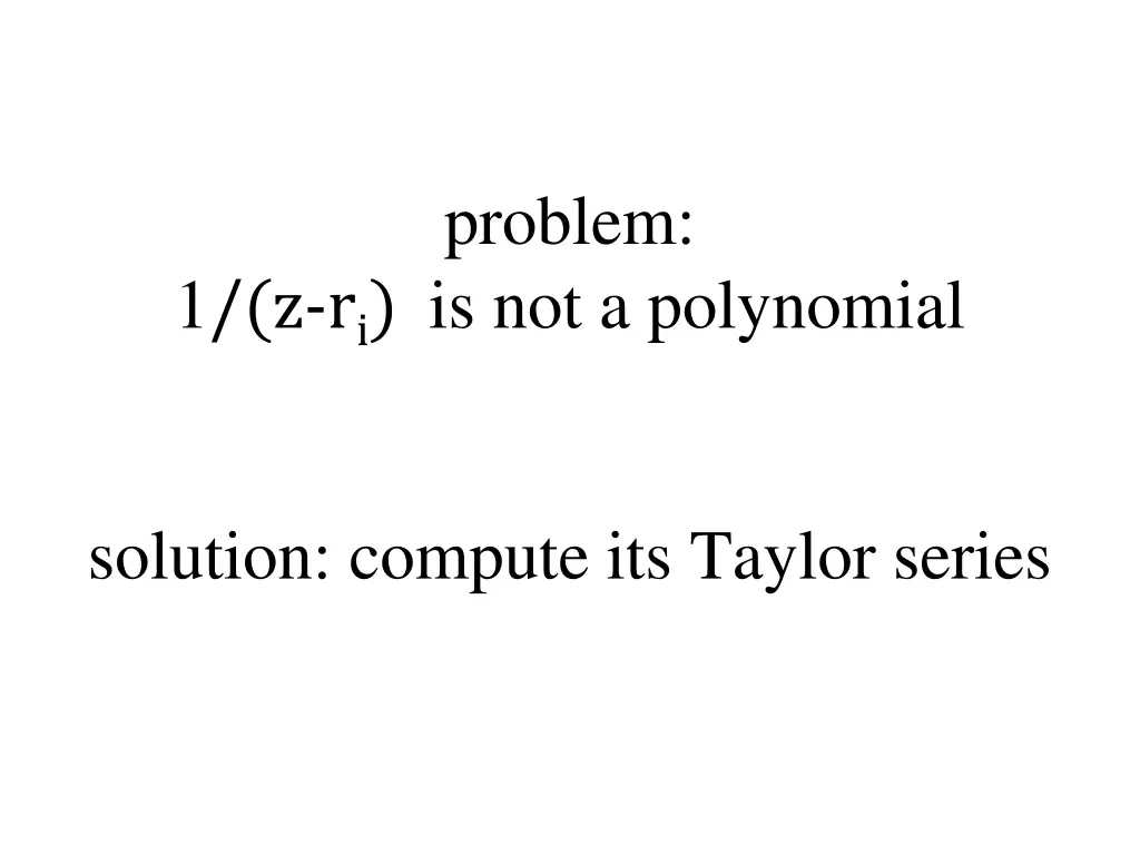 problem