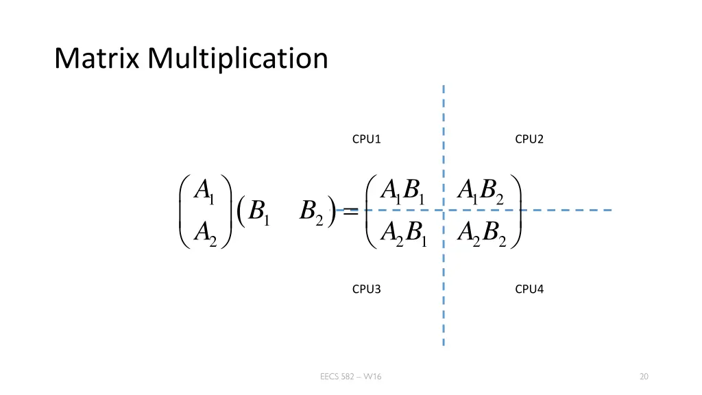 matrix multiplication
