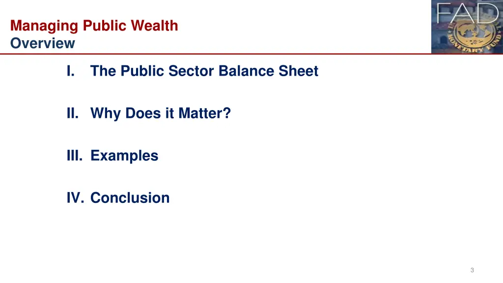 managing public wealth overview