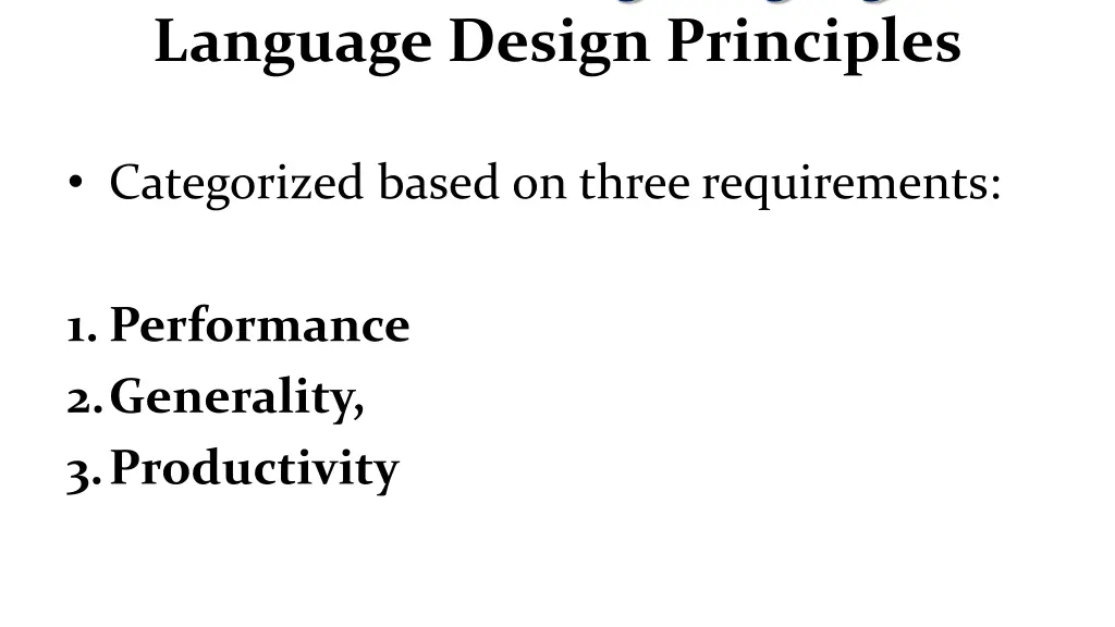 stream processing languages language design