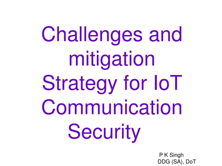 challenges and mitigation strategy