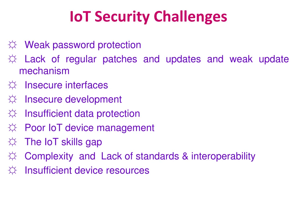 iot security challenges