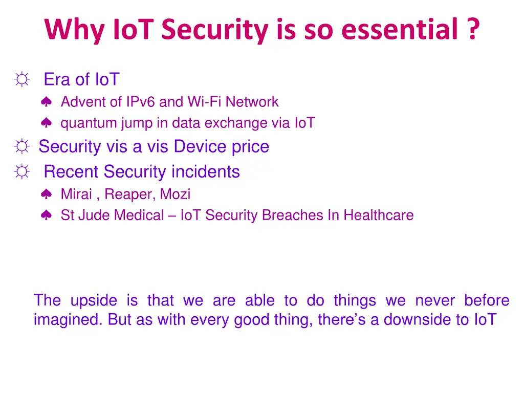 why iot security is so essential