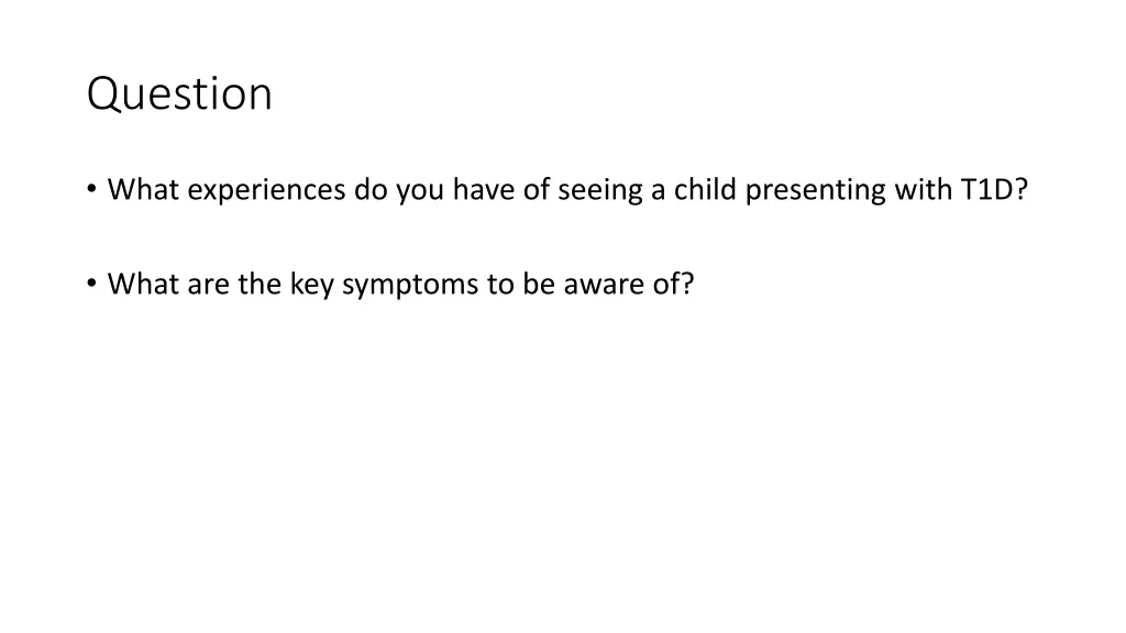 question 1