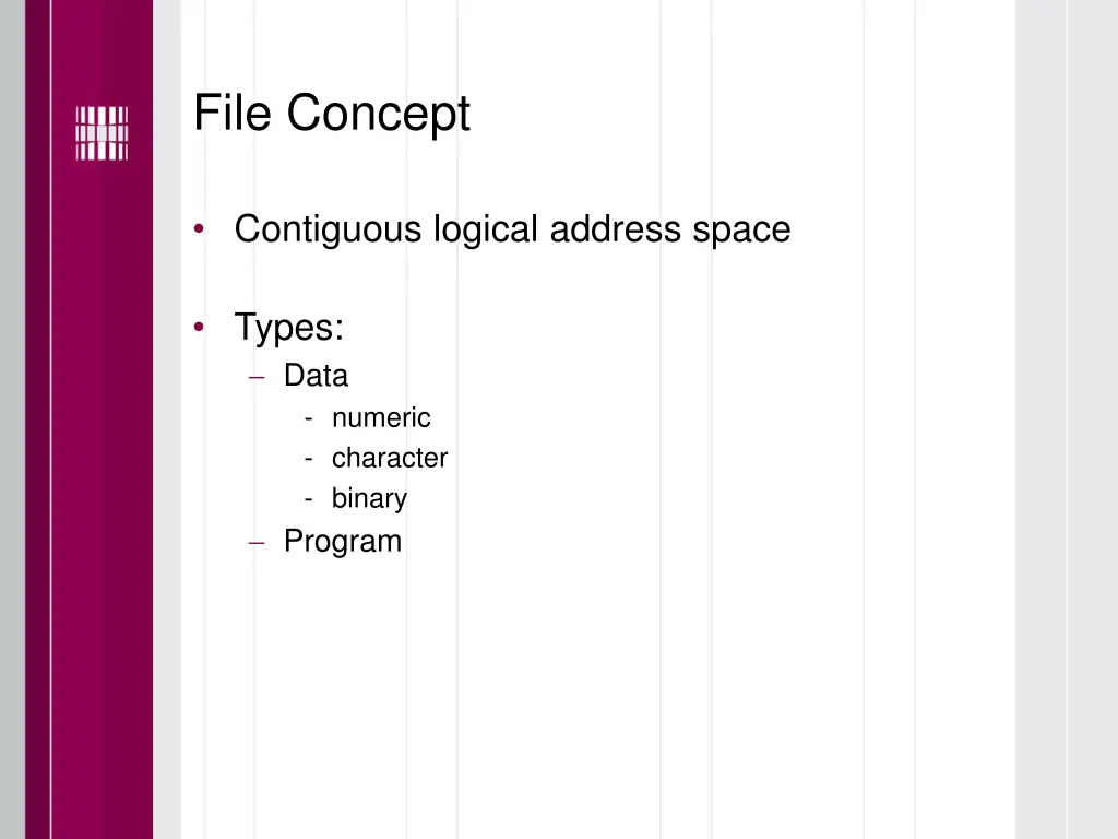 file concept