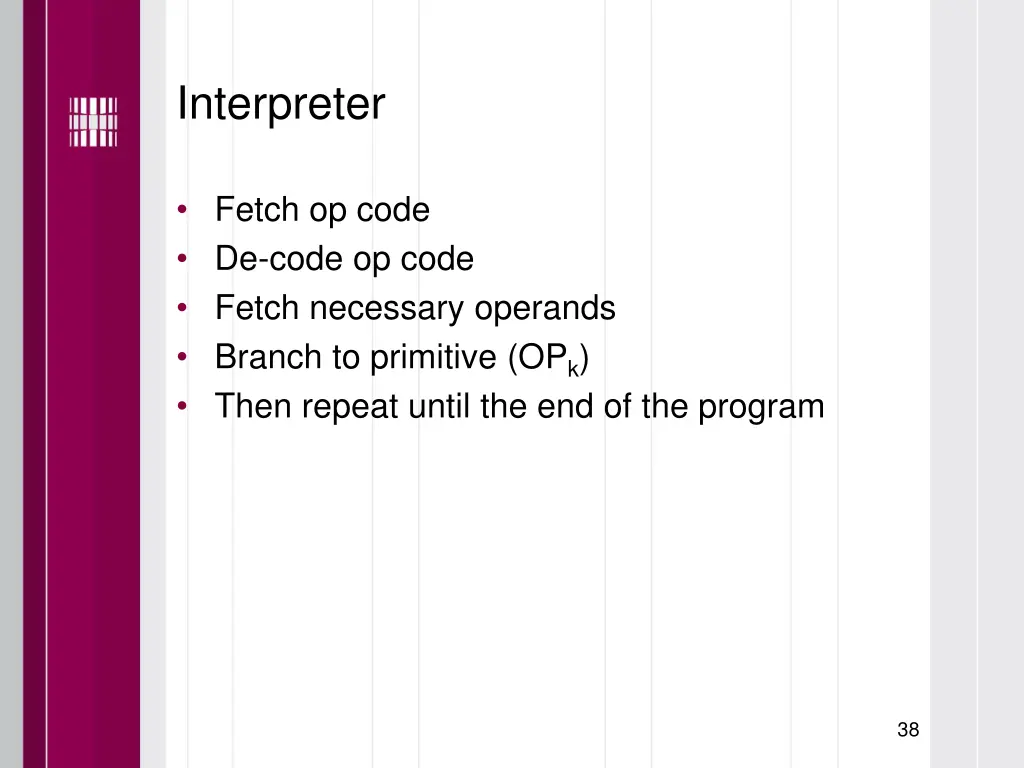 interpreter