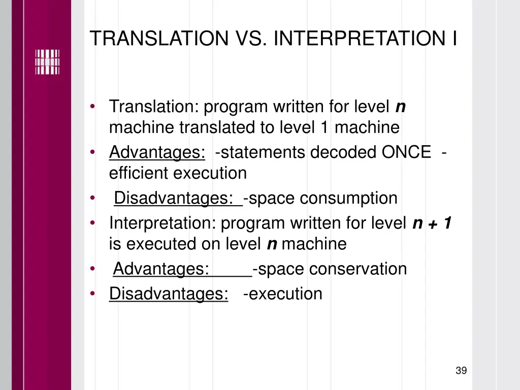 translation vs interpretation i
