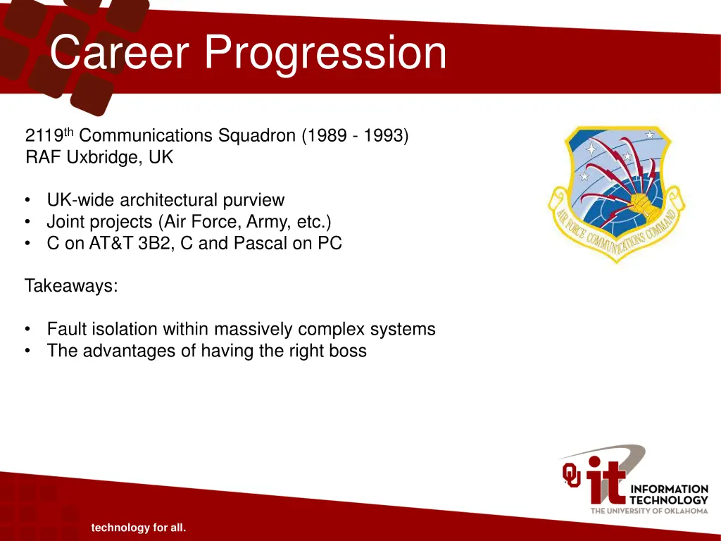 career progression 4