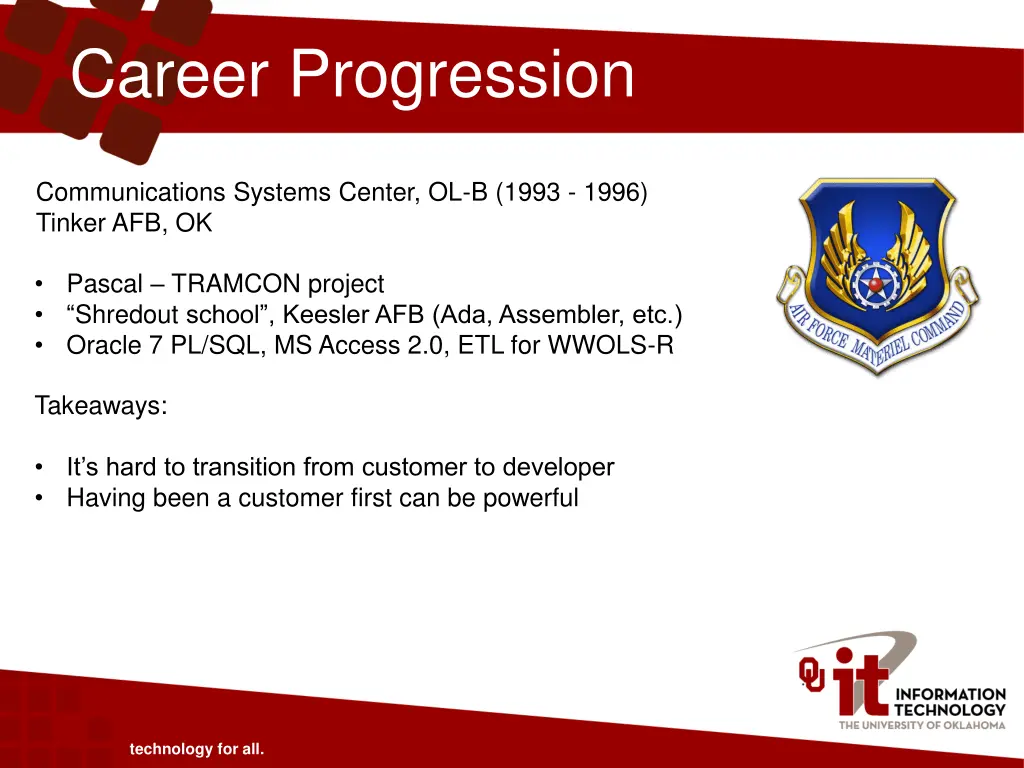 career progression 5
