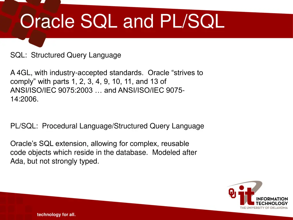 oracle sql and pl sql