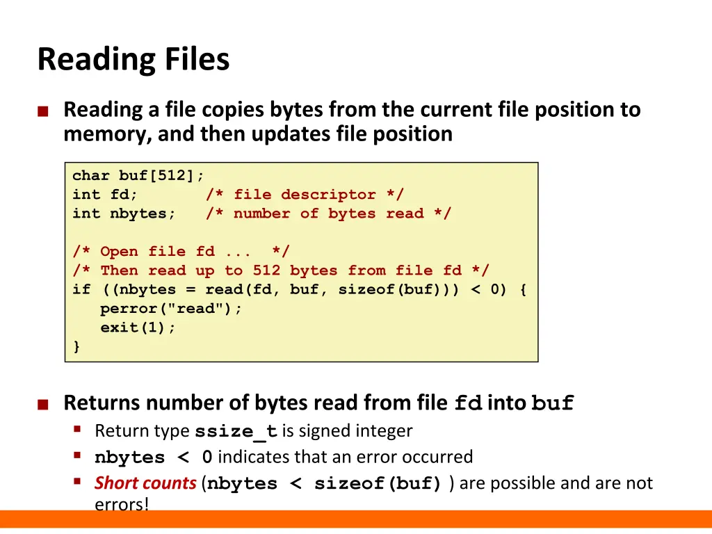 reading files