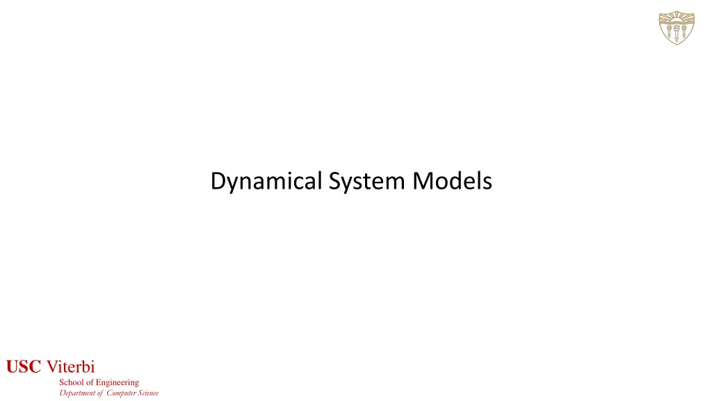 dynamical system models