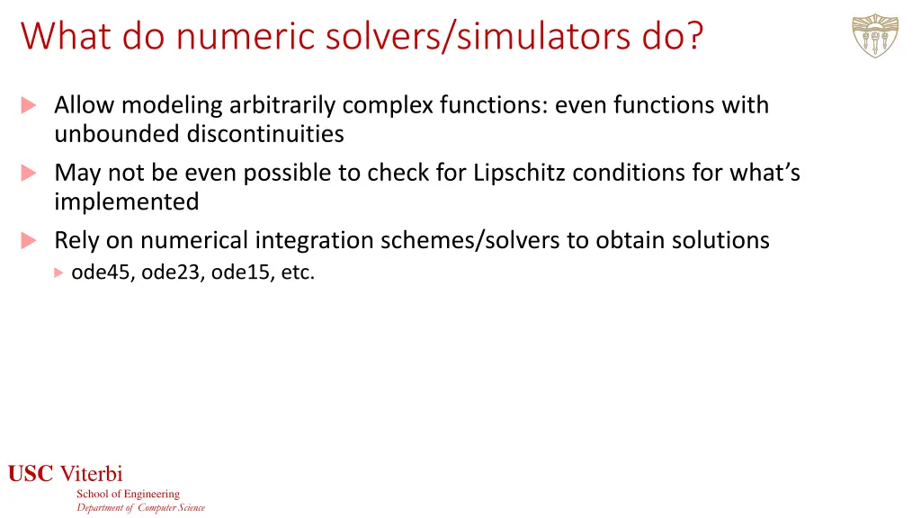 what do numeric solvers simulators do