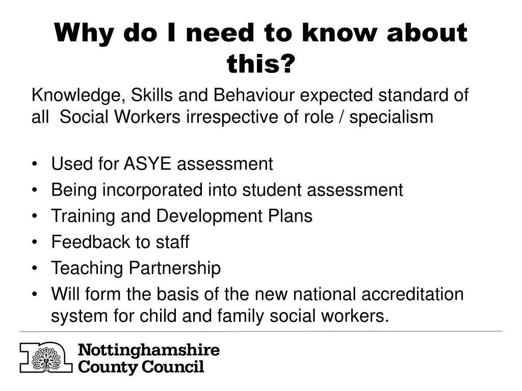 why do i need to know about this knowledge skills