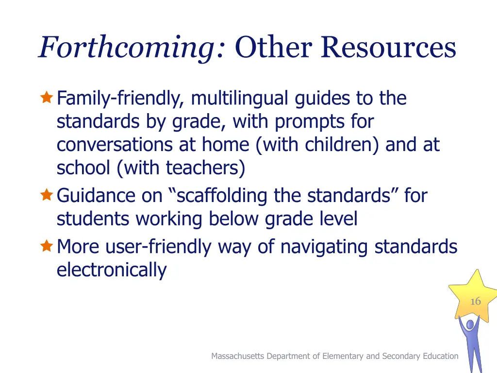forthcoming other resources