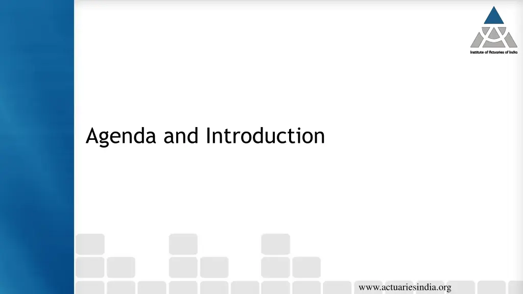 agenda and introduction