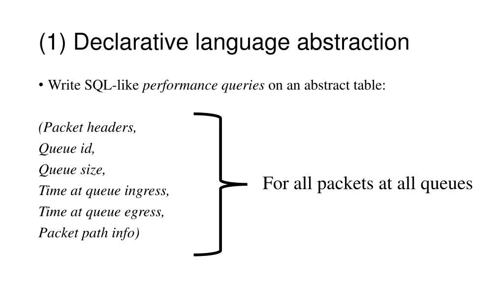 1 declarative language abstraction