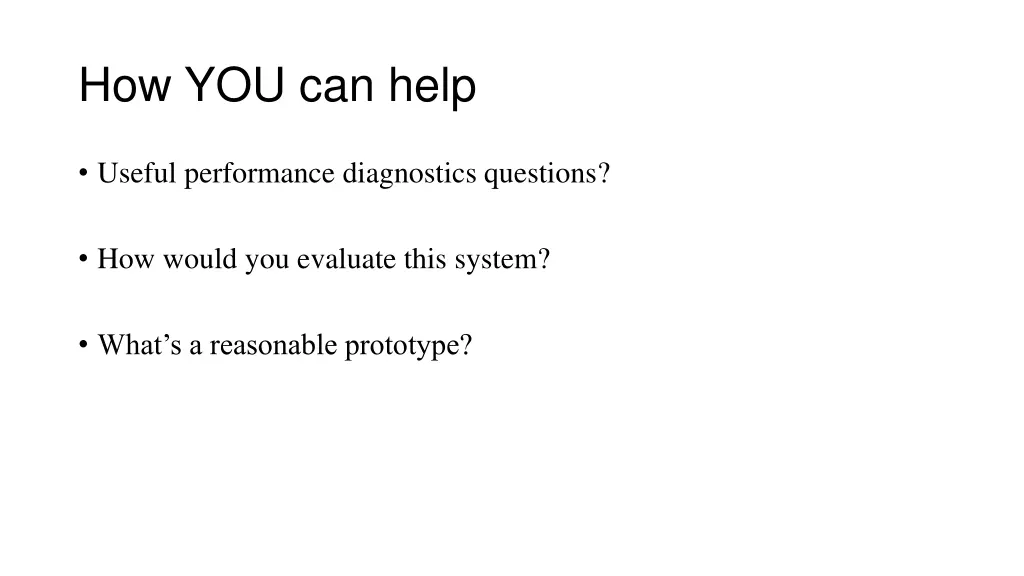 how you can help