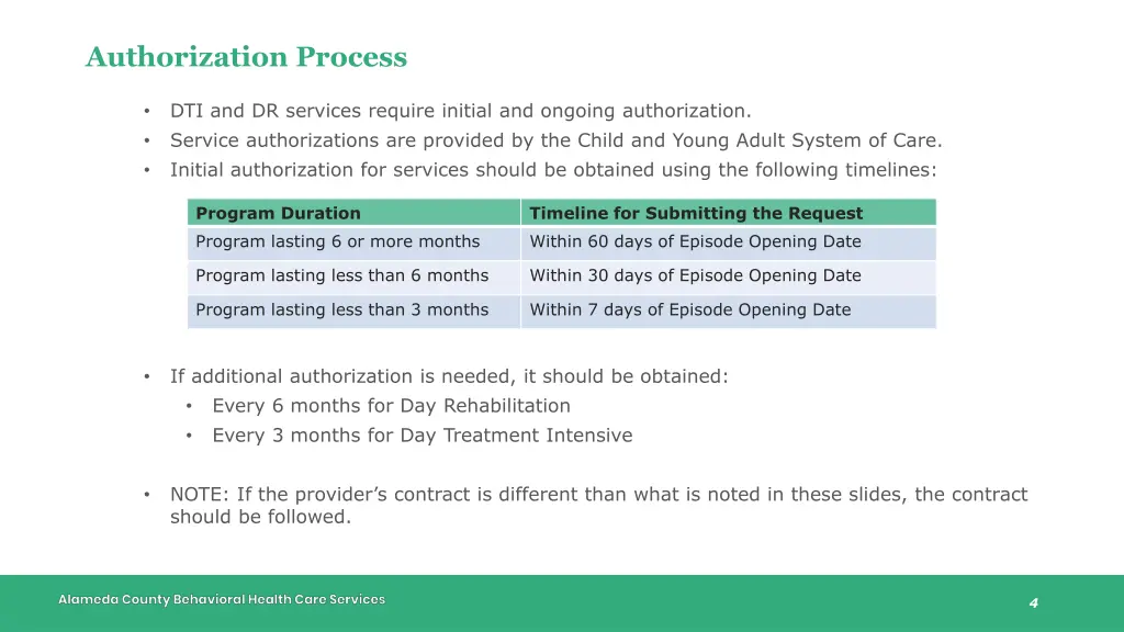 authorization process