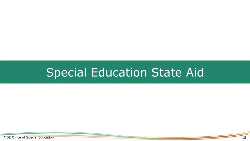 special education state aid
