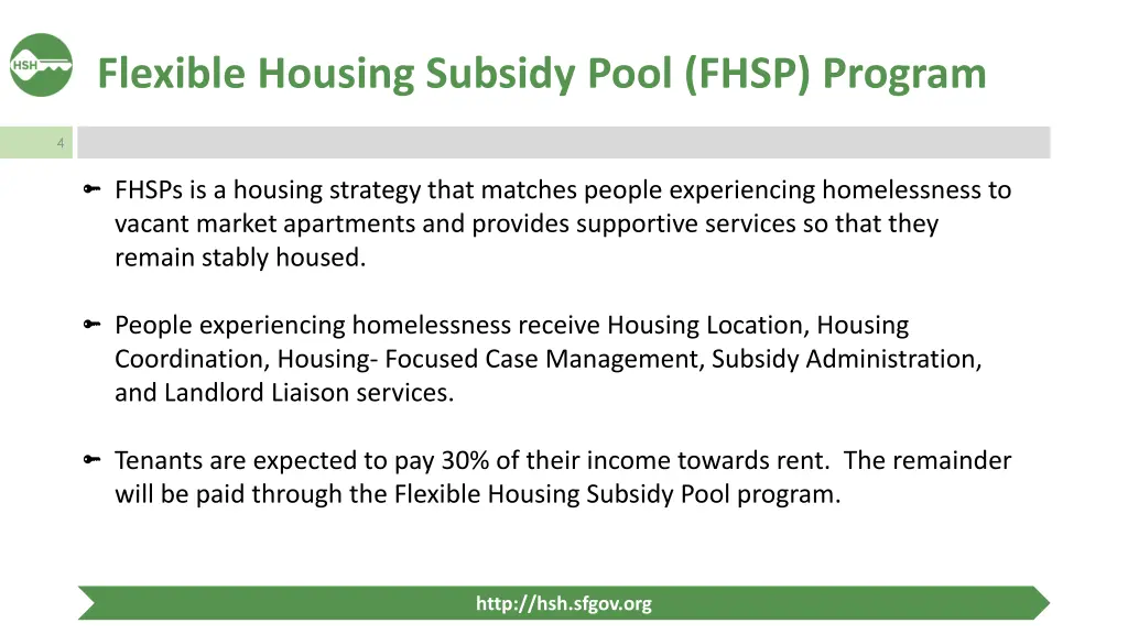 flexible housing subsidy pool fhsp program