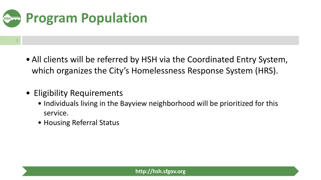 program population