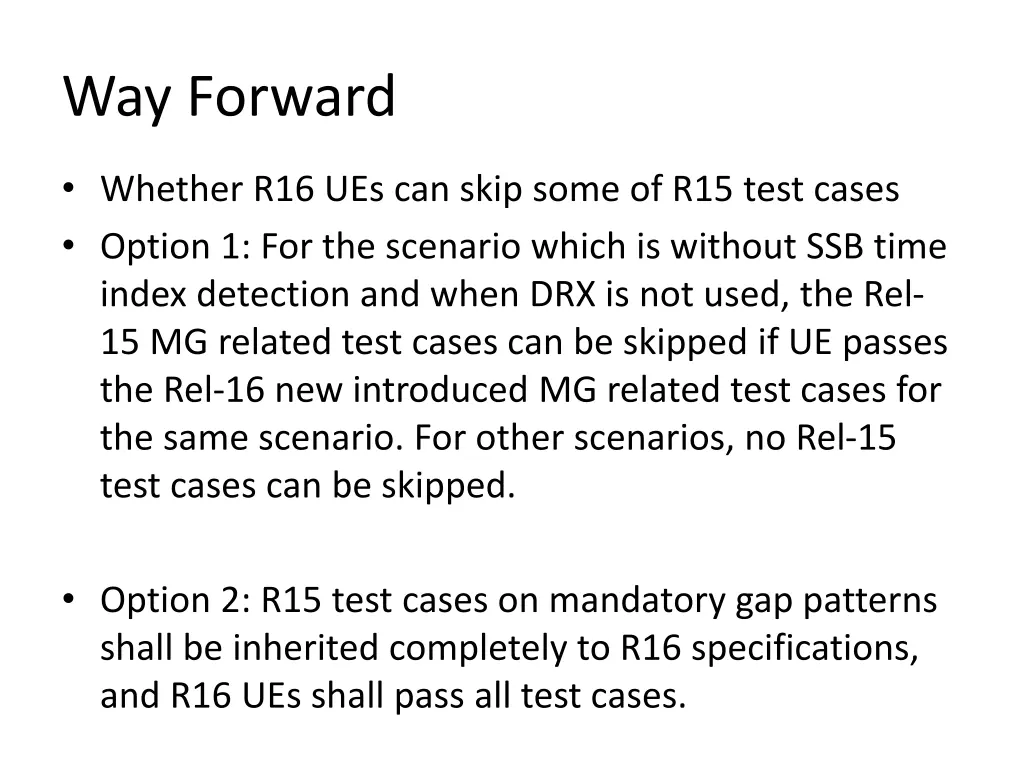 way forward 1