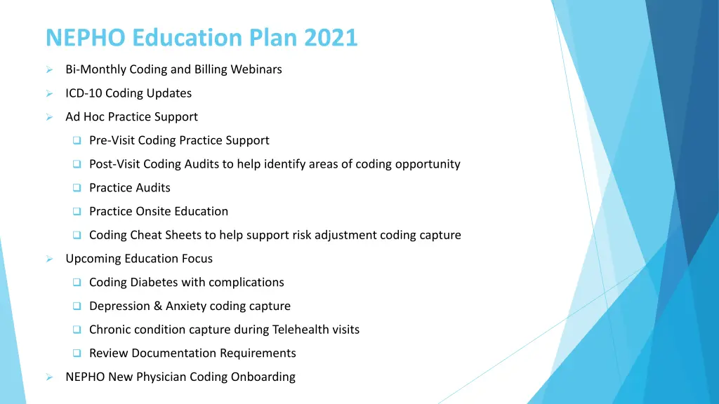 nepho education plan 2021