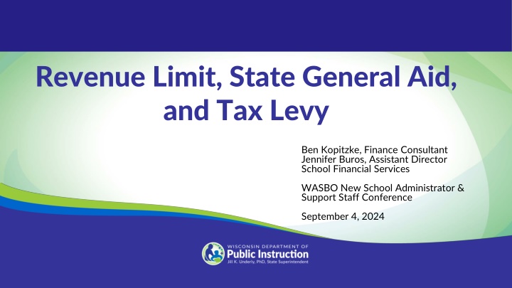 revenue limit state general aid and tax levy