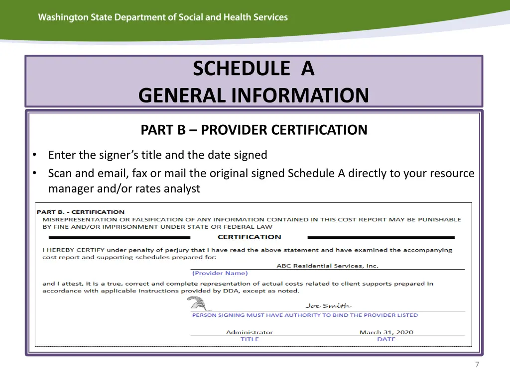 schedule a general information 3