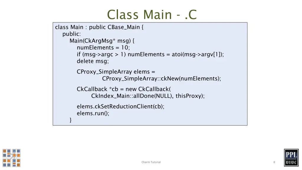 class main c