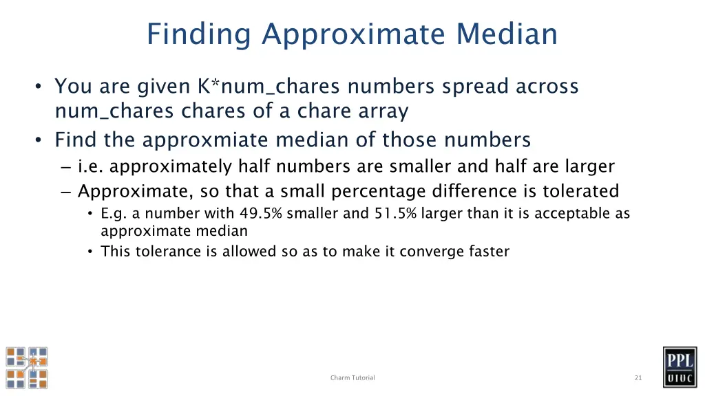 finding approximate median