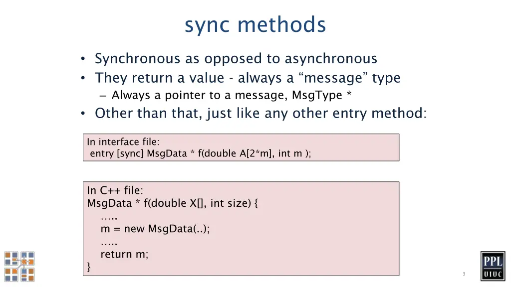 sync methods