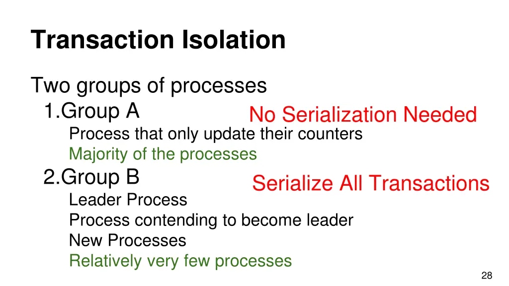 transaction isolation